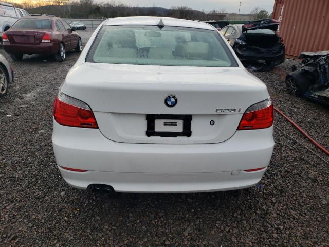 WBANU5C50AC128315 - 2010 BMW 528 I WHITE photo 6