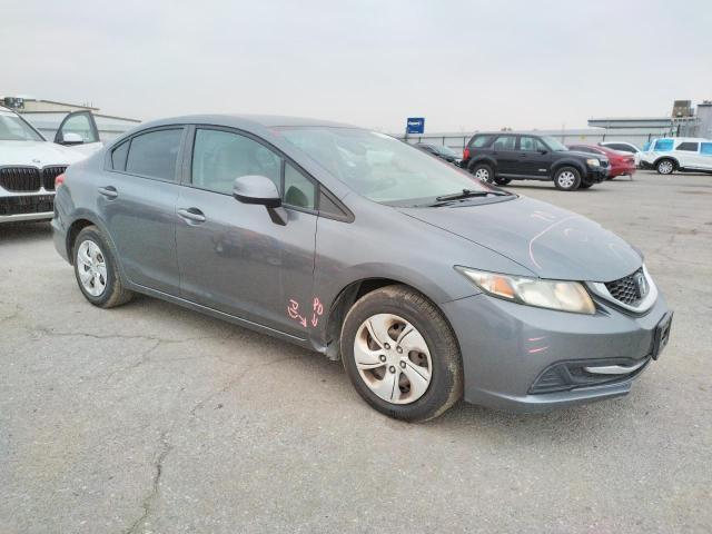 19XFB2F52DE211023 - 2013 HONDA CIVIC LX GRAY photo 4