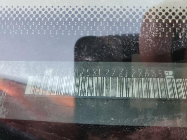 1G8AJ58F27Z128635 - 2007 SATURN ION LEVEL 2 RED photo 12