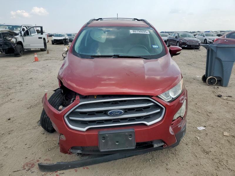 MAJ3P1TE8JC234799 - 2018 FORD ECOSPORT SE Կարմիր լուսանկար 5