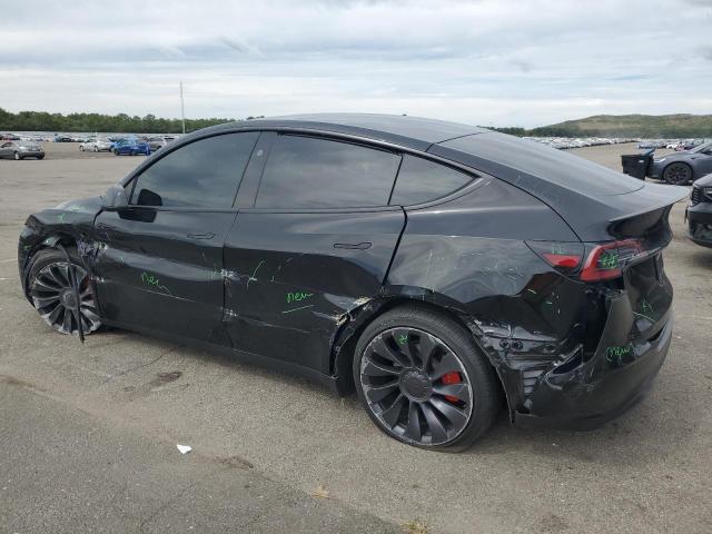 7SAYGDEF7SA350653 - 2025 TESLA MODEL Y BLACK photo 2
