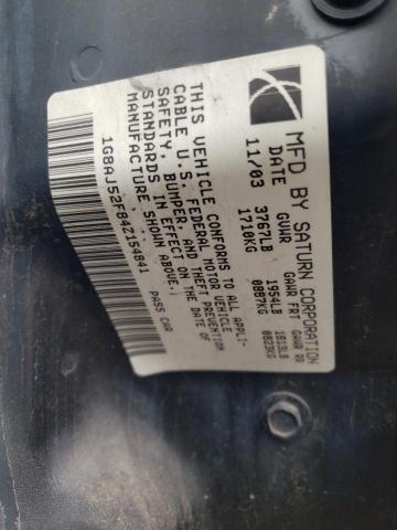 1G8AJ52F84Z154841 - 2004 SATURN ION LEVEL 2 红色 照片 12