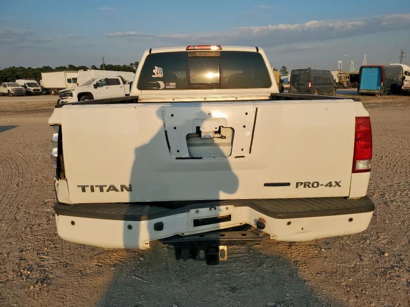 1N6BA0CC5AN300341 - 2010 NISSAN TITAN XE WHITE photo 6