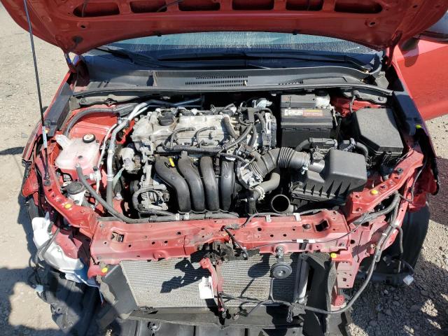 5YFEPMAE0MP194625 - 2021 TOYOTA COROLLA LE RED photo 11