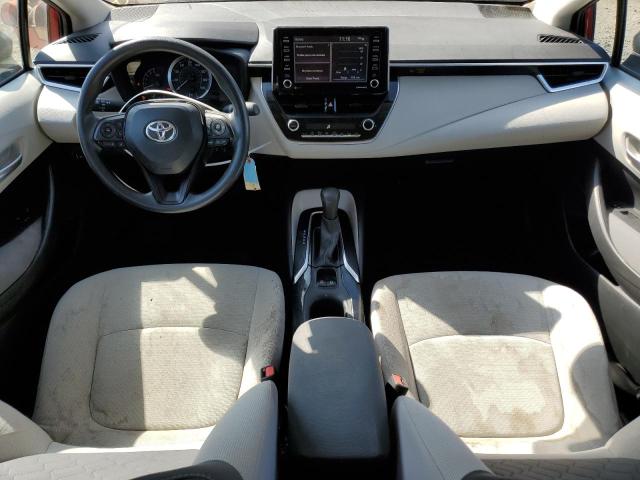 5YFEPMAE0MP194625 - 2021 TOYOTA COROLLA LE RED photo 8