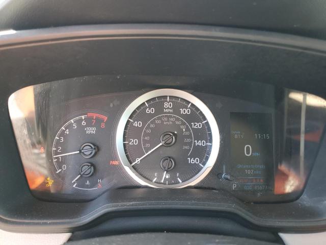 5YFEPMAE0MP194625 - 2021 TOYOTA COROLLA LE RED photo 9