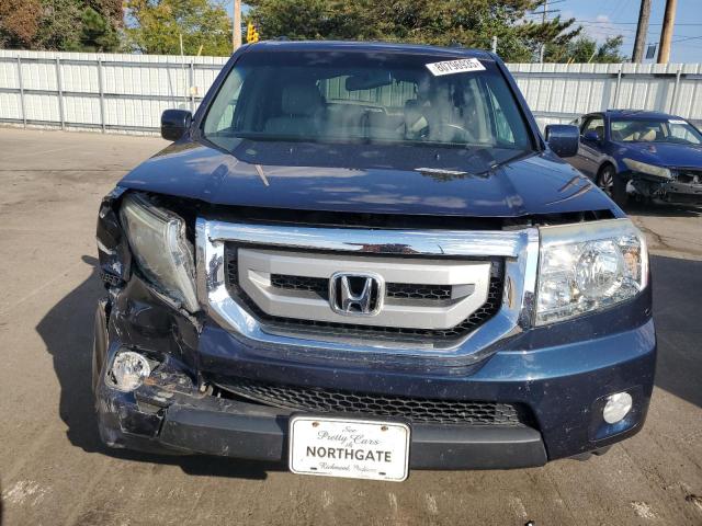 5FNYF4H52AB017653 - 2010 HONDA PILOT EXL BLUE photo 5