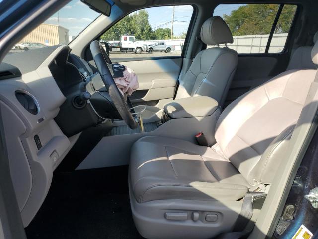 5FNYF4H52AB017653 - 2010 HONDA PILOT EXL BLUE photo 7