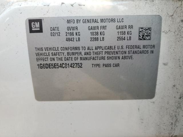 1G6DE5E54C0142752 - 2012 CADILLAC CTS LUXURY COLLECTION 白色 照片 13