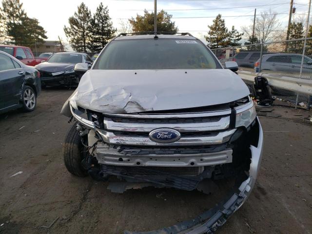 2FMDK4KC1DBB75528 - 2013 FORD EDGE LIMITED SILVER photo 5