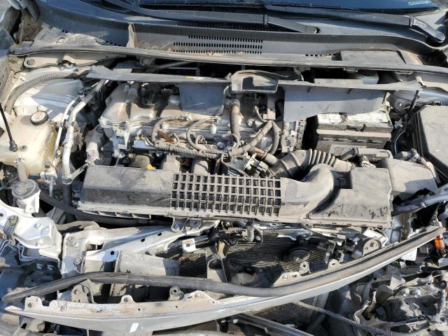 5YFEPRAE2LP122627 - 2020 TOYOTA COROLLA LE SILVER photo 11