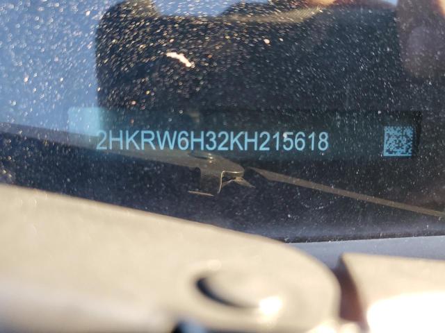 2HKRW6H32KH215618 - 2019 HONDA CR-V LX BURGUNDY photo 12