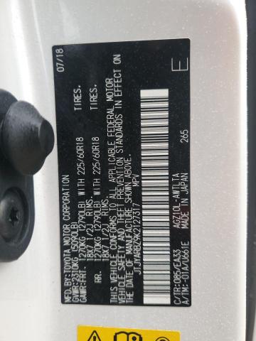 JTJYARBZ9K2127317 - 2019 LEXUS NX 300 BASE 白色 照片 12