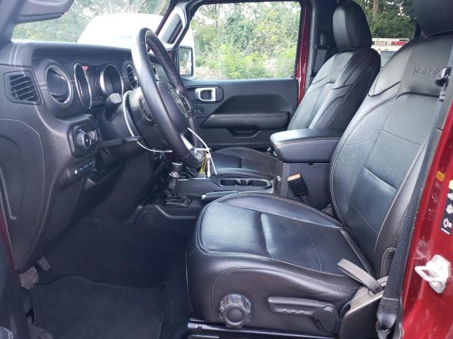 1C4JJXP62NW170448 - 2022 JEEP WRANGLER UNLIMITED SAHARA 4XE BURGUNDY photo 7