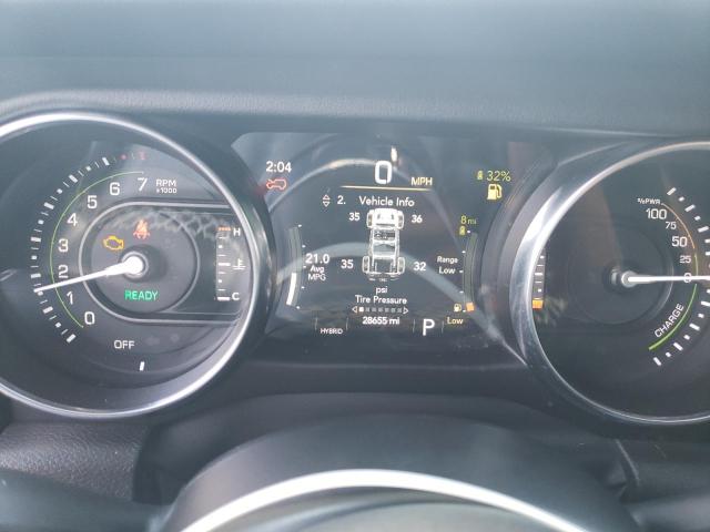 1C4JJXP62NW170448 - 2022 JEEP WRANGLER UNLIMITED SAHARA 4XE BURGUNDY photo 9