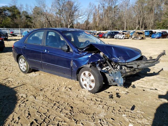 KNAFE122185500101 - 2008 KIA SPECTRA EX BLUE photo 4