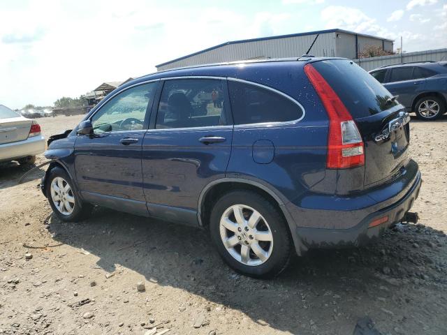 JHLRE38707C039498 - 2007 HONDA CR-V EXL BLUE photo 2