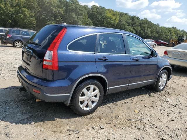 JHLRE38707C039498 - 2007 HONDA CR-V EXL BLUE photo 3