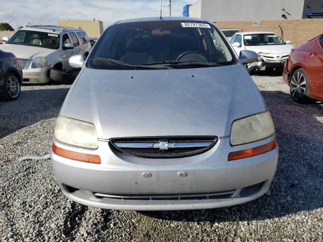 KL1TD66617B754482 - 2007 CHEVROLET AVEO BASE Gümüş foto 5