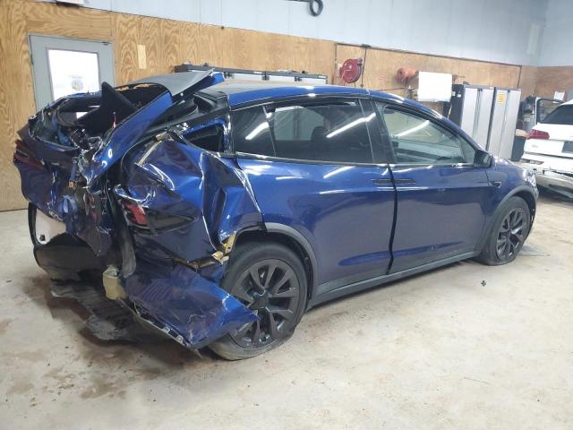 7SAXCDE53RF448946 - 2024 TESLA MODEL X ლურჯი ფოტო 3