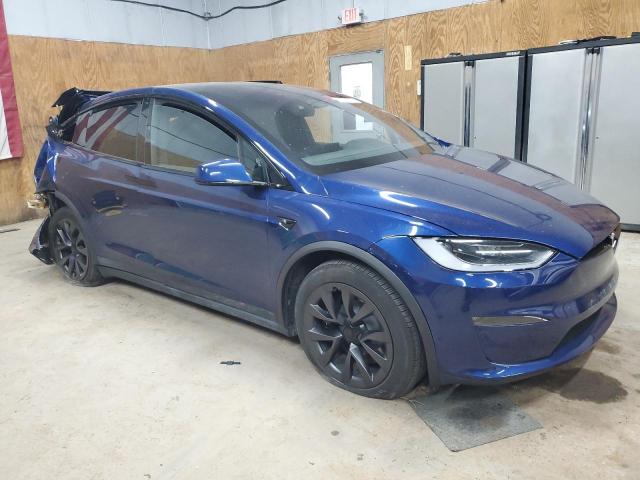 7SAXCDE53RF448946 - 2024 TESLA MODEL X ლურჯი ფოტო 4