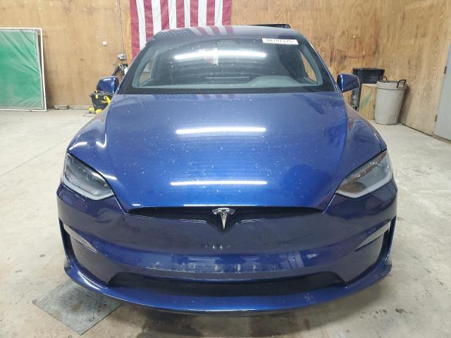 7SAXCDE53RF448946 - 2024 TESLA MODEL X ლურჯი ფოტო 5
