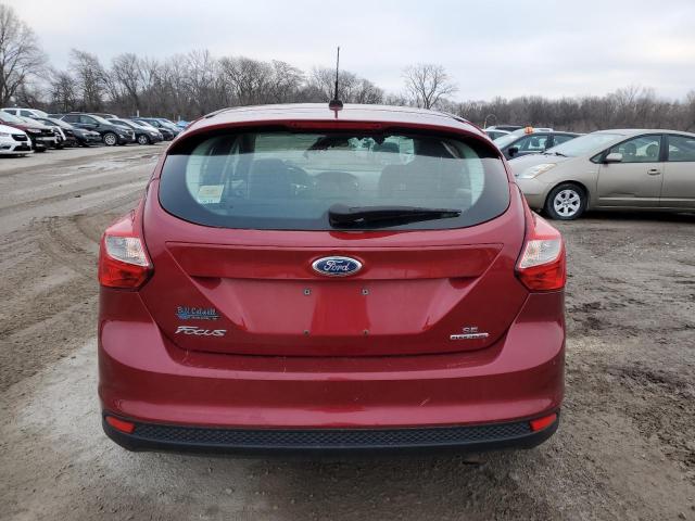 1FADP3K28EL130813 - 2014 FORD FOCUS SE RED photo 6