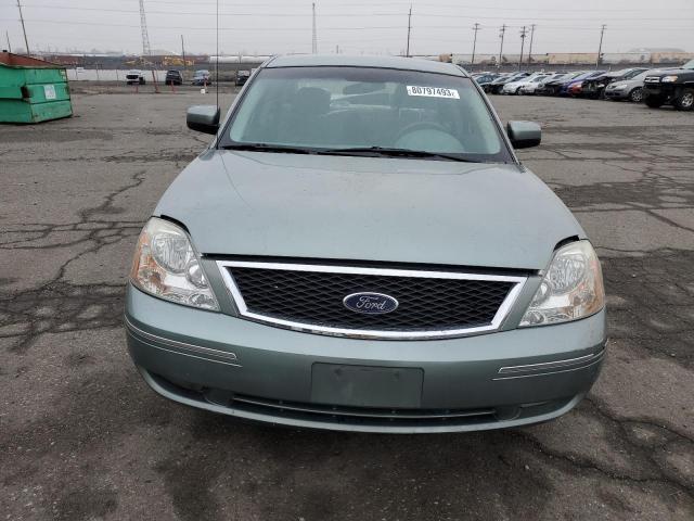 1FAFP27125G107829 - 2005 FORD FIVE HUNDR SEL GREEN photo 5