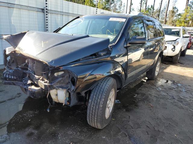 1D4HB48N06F176091 - 2006 DODGE DURANGO SLT BLACK photo 1