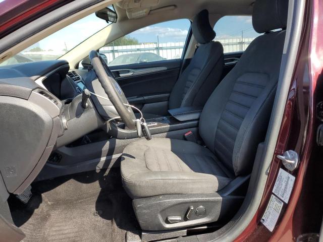 3FA6P0HD8JR142777 - 2018 FORD FUSION SE MAROON photo 7