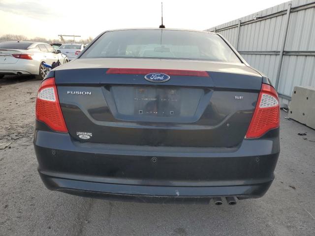 3FAHP0HA4AR235973 - 2010 FORD FUSION SE BLACK photo 6