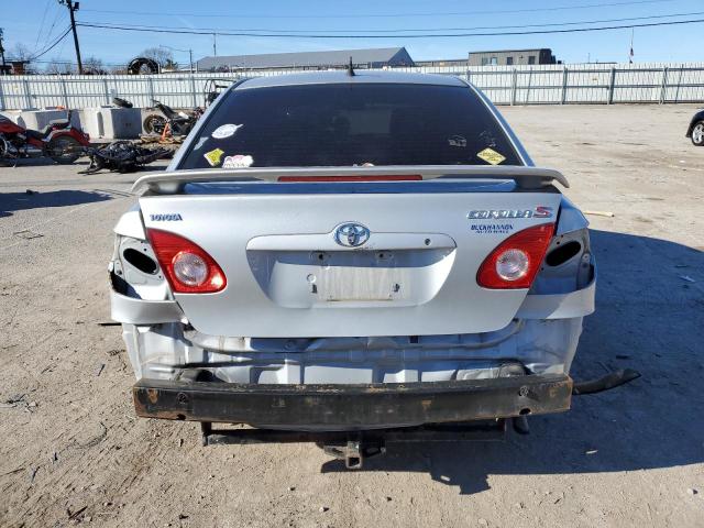 2T1BR30E18C905490 - 2008 TOYOTA COROLLA CE SILVER photo 6