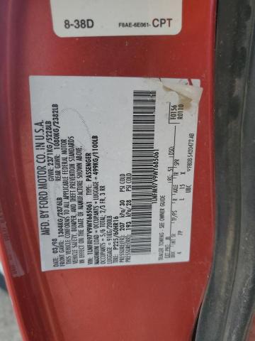 1LNFM97V9WY685061 - 1998 LINCOLN CONTINENTA Czerwony zdjęcie 12