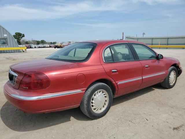 1LNFM97V9WY685061 - 1998 LINCOLN CONTINENTA Czerwony zdjęcie 3