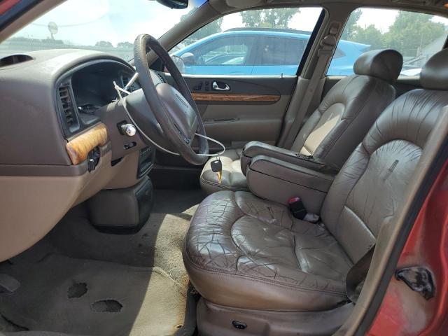 1LNFM97V9WY685061 - 1998 LINCOLN CONTINENTA Czerwony zdjęcie 7