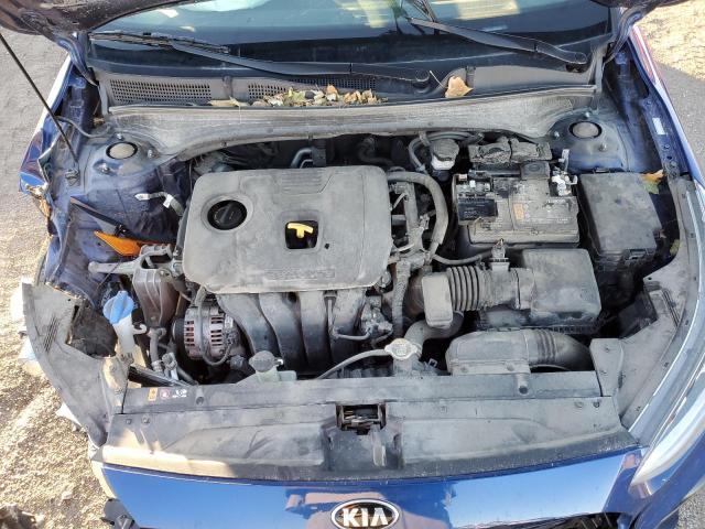 3KPF24AD4ME384939 - 2021 KIA FORTE FE BLUE photo 11