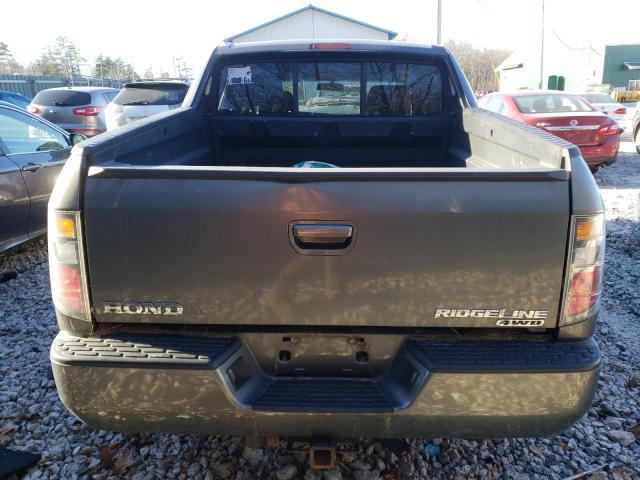 2HJYK16498H533755 - 2008 HONDA RIDGELINE RTS GRAY photo 6