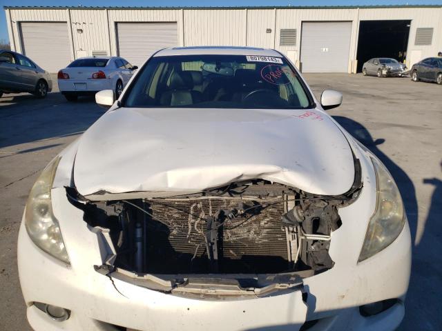 JN1CV6AP5DM718433 - 2013 INFINITI G37 BASE WHITE photo 5