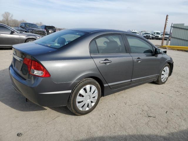 2HGFA1F52AH583671 - 2010 HONDA CIVIC LX GRAY photo 3