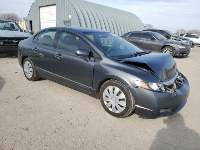 2HGFA1F52AH583671 - 2010 HONDA CIVIC LX GRAY photo 4