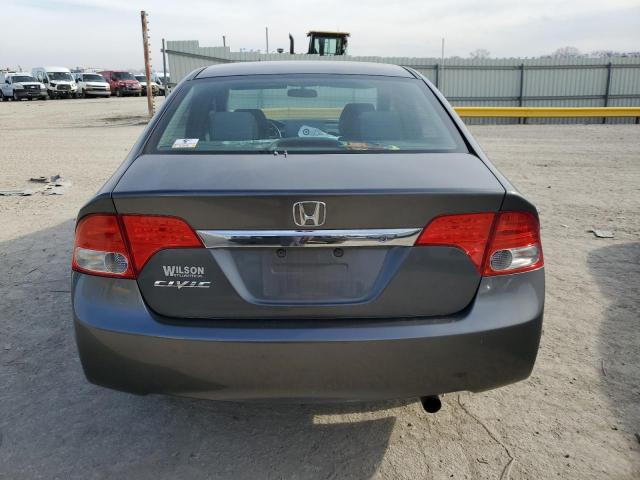 2HGFA1F52AH583671 - 2010 HONDA CIVIC LX GRAY photo 6