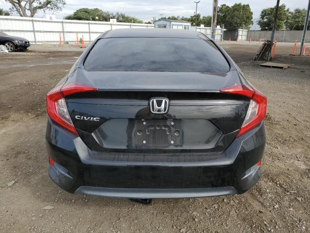 2HGFC2F57JH504172 - 2018 HONDA CIVIC LX BLACK photo 6