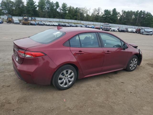 5YFEPMAE0NP272290 - 2022 TOYOTA COROLLA LE RED photo 3