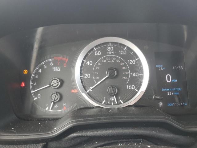 5YFEPMAE0NP272290 - 2022 TOYOTA COROLLA LE RED photo 9