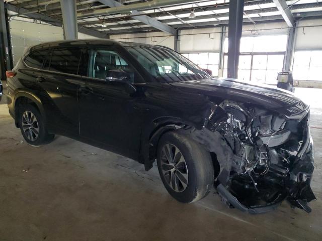 5TDHZRBH8MS155740 - 2021 TOYOTA HIGHLANDER XLE BLACK photo 4