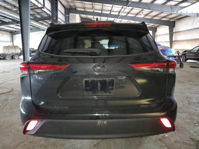 5TDHZRBH8MS155740 - 2021 TOYOTA HIGHLANDER XLE BLACK photo 6