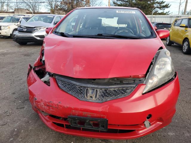 JHMGE8H31DC075502 - 2013 HONDA FIT RED photo 5