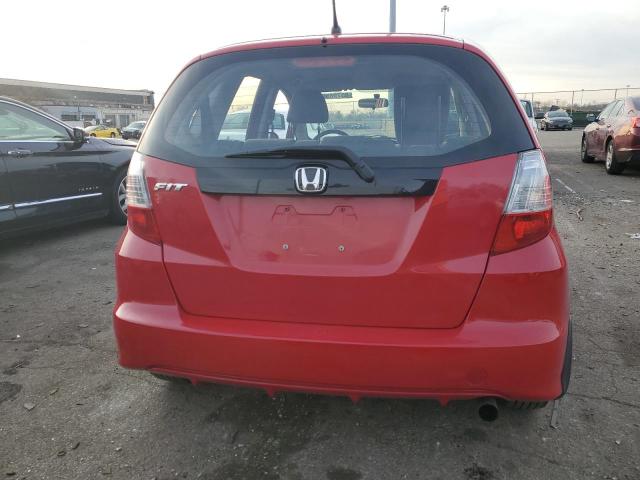 JHMGE8H31DC075502 - 2013 HONDA FIT RED photo 6