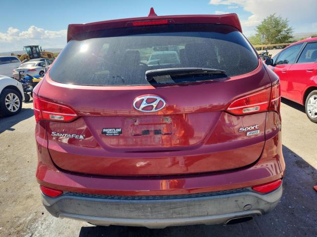 5XYZTDLB2GG366808 - 2016 HYUNDAI SANTA FE S RED photo 6