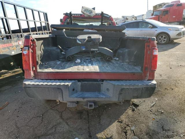 1FTSF3B57AEA92083 - 2010 FORD F350 SUPER DUTY RED photo 6